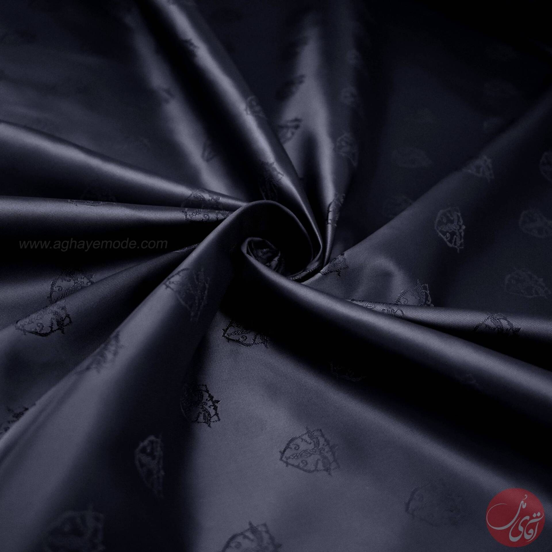  آستری طرحدار سرمه ای 