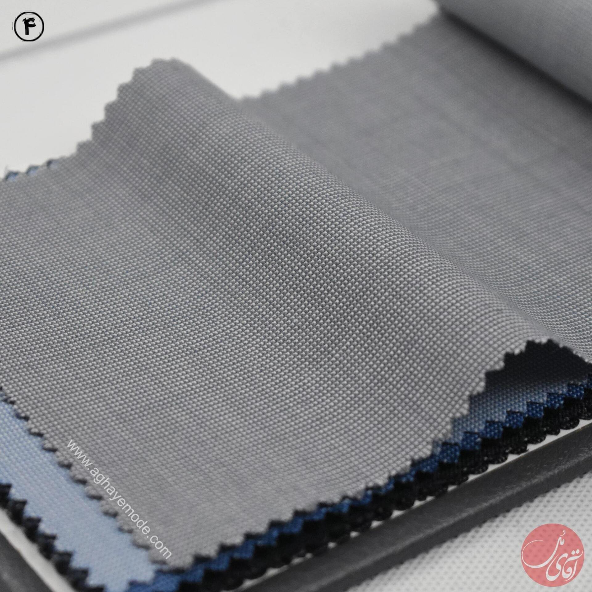  پارچه فاستونی رنگ طوسی آبی 